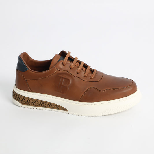 Sneaker Cuir Marron Vintage – Ref: 3101