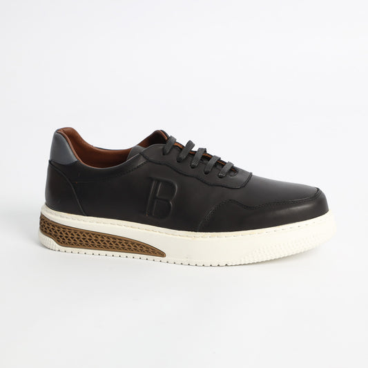 Sneaker Cuir Noir – Ref: 3101