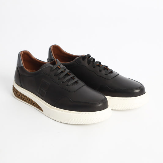 Sneaker Cuir Noir – Ref: 3101